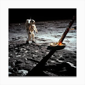 Astronaut Edwin E 3 Canvas Print