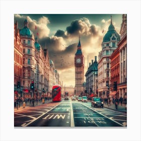 London Cityscape Canvas Print