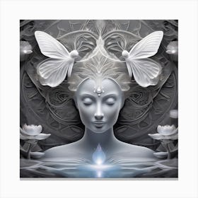 Angel Of The Water Canvas Print