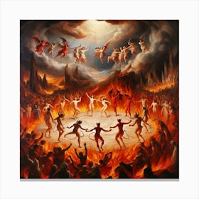 Devil'S Dance Canvas Print