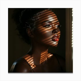 Woman In The Sunlight Canvas Print