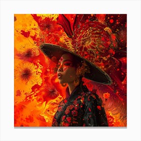 Asian Woman 10 Canvas Print