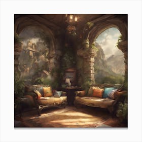 Living Room 1 Canvas Print