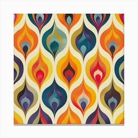 Abstract Seamless Pattern 1 Canvas Print