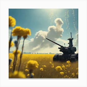 Field Of Flowers Canvas Print