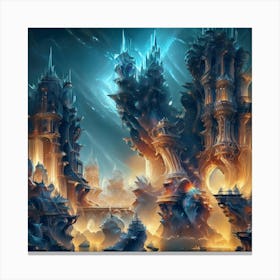 Fantasy City Canvas Print