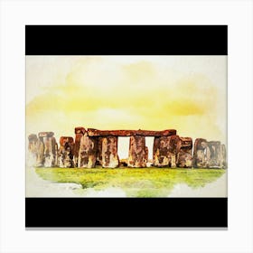 Stonehenge Canvas Print