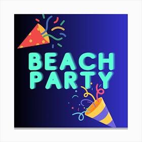 Beach Party Canvas Print