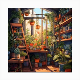 Garden Room 2 Canvas Print