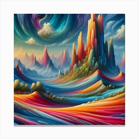 Starry Night Symphony Canvas Print