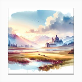 Landscape Painting 84 Canvas Print