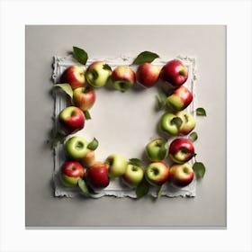 Apple Frame 2 Canvas Print