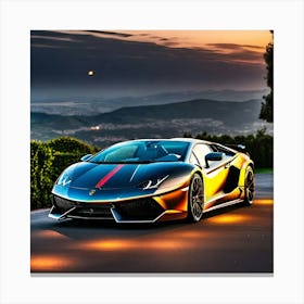 Lamborghini 3 Canvas Print