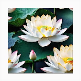 Lotus Flower 85 Canvas Print