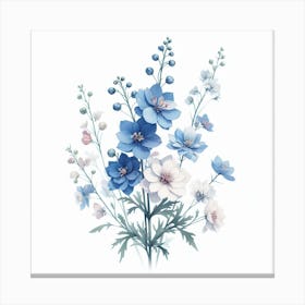 Flower of Delphinium 2 Canvas Print