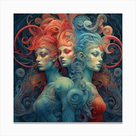 Ethereal Women Canvas Print