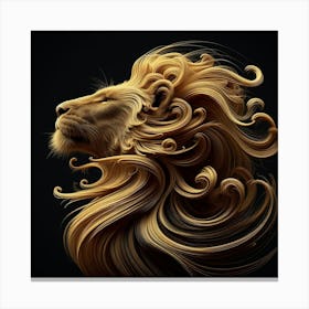 Lion Head 1 Canvas Print