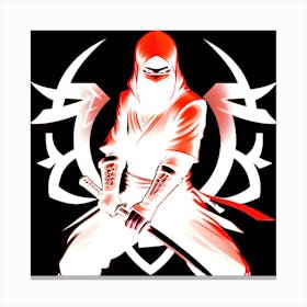 Shadow of a Ninja Canvas Print