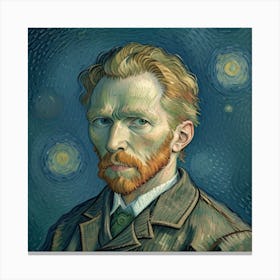 Van Gogh Soulful Expression Canvas Print