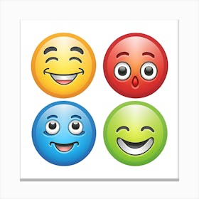 Emojis 1 Canvas Print