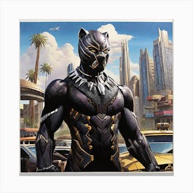 Black Panther Canvas Print