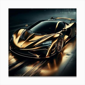 Golden Mclaren 7 Canvas Print