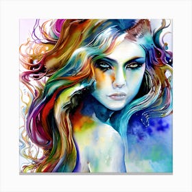 Painted Beauty Canvas Print