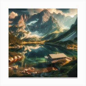 Mountain Lake 66 Canvas Print