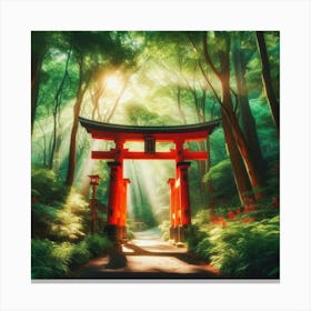 Fushigi Tori Gate Canvas Print