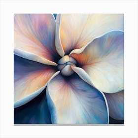 Floral Art 0017 11 Poster Nov Frangipani 0037 Bp6586 A Close Up Of The Center Inside An Most Beautiful Fran E9cad956 9b5 Canvas Print