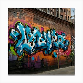 Graffiti - Graffiti Stock Videos & Royalty-Free Footage Canvas Print