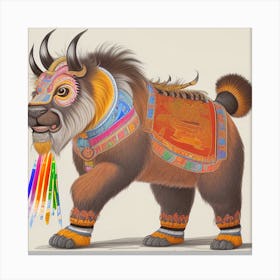 Yak Animal 4 Canvas Print