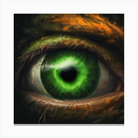 Eye Of The Dragon Canvas Print