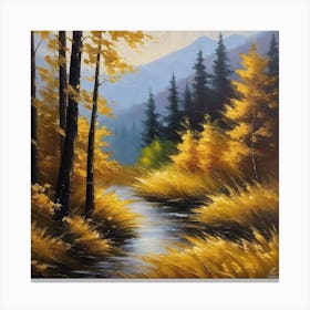 Autumn Creek Canvas Print