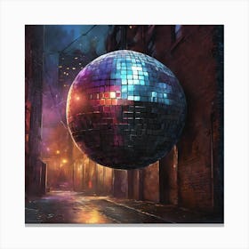 Disco Ball 40 Canvas Print