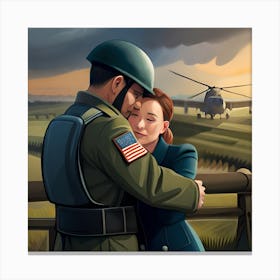 Soldier'S Love Canvas Print