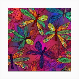 Dragonflies 4 Canvas Print