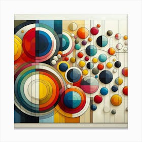 Abstract Circles 34 Canvas Print