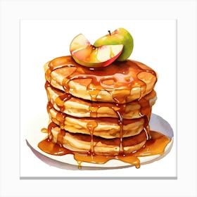 Pancakes With Syrup 7 Canvas Print