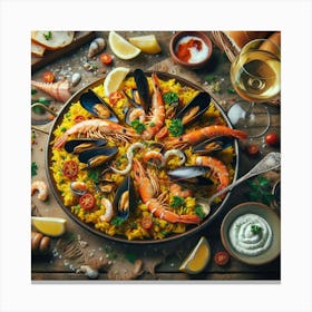 Spanish Paella Canvas Print