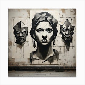 London Street Art Canvas Print