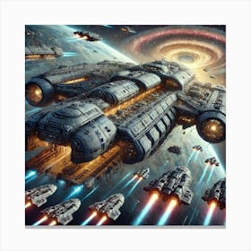 Astra Leviathan Carriers Converted Canvas Print