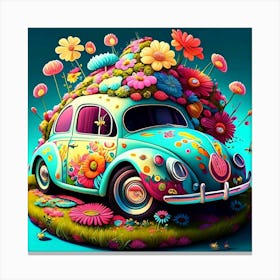 Vw Beetle Canvas Print