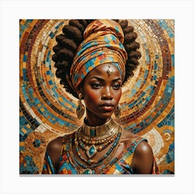 African Beauty Canvas Print