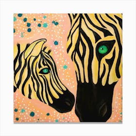 Zebras 1 Canvas Print