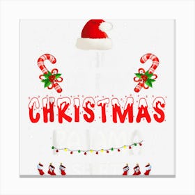 This Is My Christmas Pajama Shirt Santa Candy Xmas Funny Canvas Print