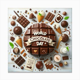 World Chocolate Day 3 Canvas Print