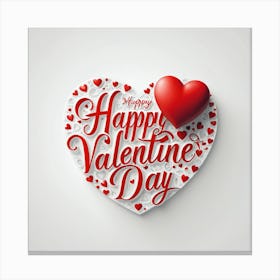 Happy Valentine Day 1 Canvas Print