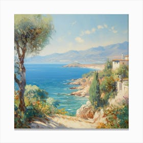 View Of The Sea Canvas Print