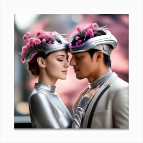 Futuristic Couple 141 Canvas Print